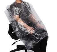FILFEEL 50 Uds capas de peluquería desechables capa de corte de pelo impermeable delantal de teñido de lavado de pelo capas de protección para peluquería