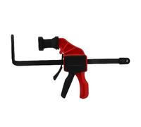 FILFEEL Abrazadera de Sierra para Rieles y 90 Kg, Abrazadera para Carpintería con Almohadillas de Goma Antideslizantes, 150 Mm, Apretable con una Sola Mano