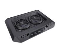 FILFEEL Almohadilla de Refrigeración RGB para Portátiles con 2 Ventiladores para Portátiles de 15,6 a 19 Pulgadas: Soporte Ergonómico de 6 Alturas, 10 Modos de Luz RGB, Ultrasilencioso de 25 a 70