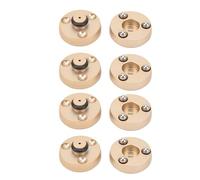 FILFEEL Almohadillas de Aislamiento de Altavoz HiFi, Amortiguador de Vibraciones de Aluminio de 39x24mm para Amplificador de CD y DVD de Subwoofer (IF4023G Oro)