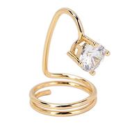 FILFEEL Anillos para Uñas Anillos para Uñas Anillo para Fácil de Usar Sin Pegamento Galvanoplastia Saludable Sin Níquel para Mujeres Niñas Adolescentes Fiesta Bo Decoración Diaria (3059 oro)