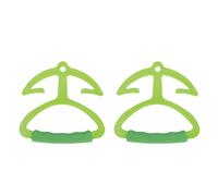 FILFEEL Asa para Transportar Bolsas de Comestibles, 2 Piezas, Soporte para Bolsas de Compras ABS + TPR Resistente con Agarre Suave Ergonómico, Capacidad de 80 LB por Asa, Transportador de de Plástico