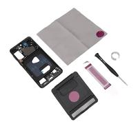 FILFEEL Bisel de Marco Medio para S21 Plus - Carcasa de Metal Premium para Teléfono Placa de Reemplazo de Marco Medio Compatible con SM-G996B/DS - Incluye Kit de Herramientas de Reparación (Black)