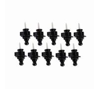 FILFEEL Bloqueo de Correa de Guitarra, Botones de Correa de Guitarra Cerradura de con Mechones de Antecedentes Accesorios 10pcs/bolsa de Eléctrica Mechones de bajo de Metal para Acústica de bajo