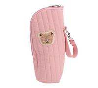 FILFEEL Bolsa Aislante para Biberones, Bolsa Colgante con Capa de Papel de Aluminio para Cochecito, de Pañales, Organizador Portátil para Biberones de Leche, Color Rosa