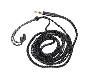 FILFEEL Cable de Auriculares IEM OFC Chapado en Plata Compatible con 16 - Cable de Actualización Desmontable de 4,4 Mm Macho Equilibrado a 2 Pines de 0,78 Mm para ZST AS10 ZSR ED12 ES3 ES4 ZS10 AS06