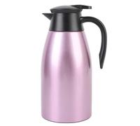 FILFEEL Café de Acero Inoxidable 2L - Olla Térmica de Doble Pared para Leche de té Caliente - Dispensador de Bebidas Calientes de Acero Inoxidable 316 para el Hogar, Dormitorio, Oficina