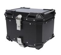 FILFEEL Caja de Aleación de Aluminio para Motocicleta, Almacenamiento Trasero de Liberación Rápida de 45L con Respaldos de Cojín Suave