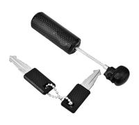 FILFEEL Candado para Maleta Aprobado por la TSA, Candado para Equipaje de Viaje de Aleación de Zinc con Cable de Acero Trenzado, para Mochilas, Estuches para Computadora, Cierres para (BLACK)