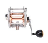 FILFEEL Carrete de Pesca Convencional de Agua Salada - de Arrastre de Recuperación a Mano Derecha de Aleación de Aluminio y Acero Inoxidable Resistente para Pesca de Atún de Caza Mayor - Acabado