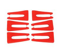 FILFEEL Cerraduras Universales de Silicona para Perilla de Estufa, 6 uds., para Cocina Casera, Cerraduras de Perilla de Horno Rojas