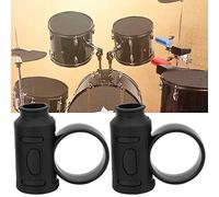 FILFEEL Clamp/Holder de Control de Baterista para Baquetas, Controlador de Dedo Deslizante y Herramienta Giratoria para Principiantes (BLACK)