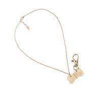FILFEEL Collar de Aleación para Dueño y Mascota, par de Joyas de Hueso de, Cadena Colgante Dividida (12.04)
