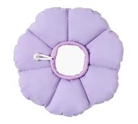 FILFEEL Collar de Cono de Gato en Forma de Flor - Collar de Cuello Isabelino Protector de Algodón PP Suave para Recuperación Posquirúrgica, Comodidad para Comer y Dormir, Se Adapta a Cuellos de 6 a