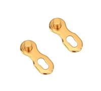 FILFEEL Conector de Liberación Rápida para Cadena de Bicicleta de Servicio de 11 Velocidades, Eslabón de Acero, 2 Pares, Herramienta Fácil de Usar (GOLD)