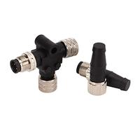 FILFEEL Conector en T NMEA 2000 N2K con Juego de Terminadores integrado: 5 Pines Macho/hembra IP67 para X Simrad X B&G Navico Networks