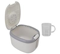 FILFEEL Contenedor Hermético para Almacenamiento de Arroz con Ventana Transparente para Granos, Azúcar y Harina, Diseño a Prueba de Agua y que Ahorra Espacio, Gris, 10 Kg (Gris M (10 kg/22,0 lb))