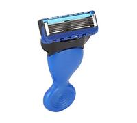 FILFEEL Cuchillas de Acero Inoxidable Cuchillas Individuales Raspadoras para Peluquería Manual Kit de Cuidado de Barba Piezas de Repuesto Rendimiento Duradero Afeitado Apurado Calidad de Grado (BLUE)