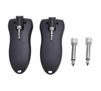 FILFEEL de Guitarra Transmisor Receptor de 2,4 GHz para Guitarra y bajo eléctrico: Baja Latencia de 10 Ms, 48 kHz/24 Bits, 30 M, Batería Dual de 6,35 Mm/3,5 Mm, Batería Recargable de 8 Horas