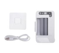 FILFEEL Dispensador de Pasta de Dientes con Sensor Inteligente, Exprimidor de Pasta de Dientes Automático Recargable con 3 Niveles de Dispensación Ajustables y Rodillos Dobles de
