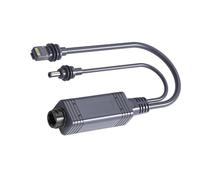 FILFEEL Divisor PoE Gigabit DC37-52V 100W - Adaptador Divisor PoE Ethernet de Distancia para Cámaras de Seguridad Teléfonos VoIP Puntos de Acceso hasta 100m Compatible con Cat5e+