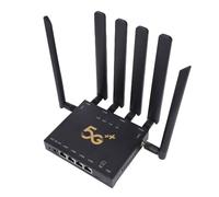FILFEEL Enrutador WiFi 6 5G con 6 Antenas Externas Enrutador Gigabit de Doble Banda para el Hogar - Ranura SIM Compatible con Redes Globales 5G/4G - Velocidad de 1200Mbps - Carcasa de Aleación de