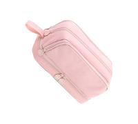 FILFEEL Estuche para Lápices de Gran Capacidad, Bolsa para Más de 30 Bolígrafos con 2 Bolsillos de Malla, Cremallera Suave para Escuela, Oficina, Organizador de Suministros de Arte (PINK)