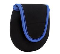 FILFEEL Funda Protectora de Neopreno para Carrete de Pesca con Mosca, Bolsa de Almacenamiento Ligera para Colisiones con Gancho y Cierre