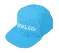 FILFEEL Gorro con Mensaje LED Personalizable con Pantalla Extraíble Ideal para Halloween Color Rojo para Eventos Sociales Divertidos (Sombrero Azul Palabras Azules)