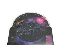 FILFEEL Guía de Mapas Estelares, Herramienta de Astronomía para Constelaciones y Objetos del Espacio Profundo, con Diseño Giratorio para 30 a 50 Grados de Latitud Norte, Material de