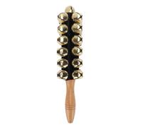 FILFEEL Instrumento de Percusión de Mano con Campana de Trineo con 25 Campanas Chapadas en de Madera de Haya para Villancicos, Coro, Entrenamiento Musical, Actuaciones en Escenario