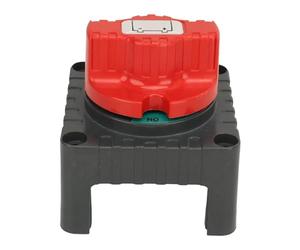 FILFEEL Interruptor de Desconexión de Batería de 12V-48V 300A, Interruptor Maestro Marino de Encendido/apagado con Perilla para Coche, Camión, RV, Yate, Reequipamiento, Amarillo (GRAY)