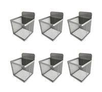 FILFEEL Juego de 6 Bolsitas de té Magnéticas - Soporte de Metal para Almacenamiento de té que Ahorra Espacio para Refrigerador, Encimera de Cocina y Oficina - Capacidad para hasta 72 Bolsitas de,