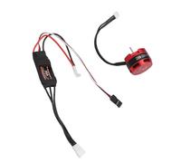 FILFEEL Juego de ESC de Motor RC - Motor sin Escobillas Giratorio Externo de 2100 KV + ESC sin Escobillas de Baja Linealidad de 30 A para Coches RC de Escala /10 y /8 - Compatible con Baterías LiPo