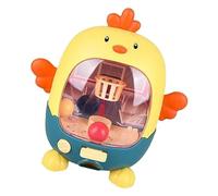 FILFEEL Juego de Mesa de Baloncesto para Niños | Juguete de Interacción para para Diversión y Aprendizaje | Juego ABS Interior/Exterior (Yellow)