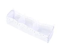FILFEEL Juguete de Baño Extra Grande - Soporte de Almacenamiento de Juguetes de Bañera de Malla Horizontal de 3 Compartimentos para Secado Rápido y Fácil Montaje en Pared - Bolsa de Juguetes de