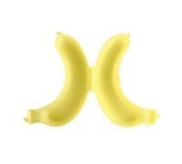 FILFEEL Lindo Estuche Protector de Plátanos de 3 Colores para Almacenamiento de Frutas, Ideal para Lonchera y Actividades Al Aire Libre (YELLOW)