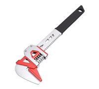 FILFEEL Llave Tipo F de 12 pulgadas: Llave de ángulo Recto con Apertura de Mandíbula de 0 a 75 Mm, para Tubos de Acero con Alto Contenido de Carbono para Plomería, Mantenimiento de Maquinaria y