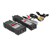FILFEEL Localizador de Línea de Cable de Red Multifunción RJ11/RJ45 Finder de Cables con Linterna Portátil para Electricistas Profesionales