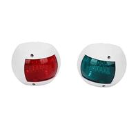 FILFEEL Luces de Navegación de Botes, 1 par de Luces de Navegación LED IP66 Adecuado para la Mayoría de los Pontones, Yates y Otros Buques (WHITE)