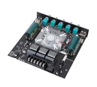 FILFEEL Módulo Amplificador de 2 Canales con Control de Agudos/Graves - Placa Amplificadora de Potencia de Subwoofer de 160 W × 2 + 220 W para Altavoces de Bricolaje, Compatible con TDA7498E, BT 5.0