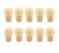 Filfeel Nail Art Elegante degradado de esmalte de uñas para uñas DIY, 10PCS (sin pluma, solo cabezal de esponja)(Cabeza redonda)