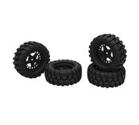 FILFEEL Neumático de Coche RC de 4 Piezas de 80 Mm para Camiones /14/16 - Compatible con HSP 94186 16208 16209 16210 E- 144001 MJX HAIBOXING Juego de Ruedas sobre Orugas