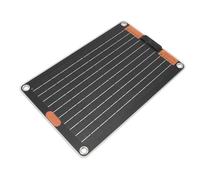 FILFEEL Panel Solar Portátil de 15 W, 5 V, 2,5 A, Kit de Carga Solar Ultrafino A Prueba de Lluvia de Silicio Monocristalino para Acampar, Senderismo, Viajes, Pesca, Uso Al Aire Libre