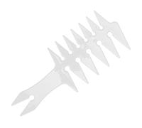 FILFEEL Peinado de Dientes Anchos, Peinado de de Dientes de Doble Cara Peine a Granel a Granel (WHITE)