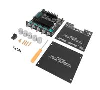 FILFEEL Placa Amplificadora 5.0, Amplificador HiFi Profesional de 2 Canales 50Wx2 100W TPA3116D2 con Control de Graves y Agudos para Altavoces DIY