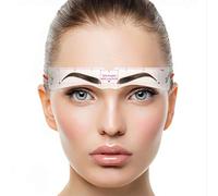 FILFEEL Plantilla para Cejas, Kit de Plantilla para Cejas Reutilizable con 12 Formas y Correa Elástica, para Dar Forma a las Cejas y Herramientas de Belleza (Colores variados)