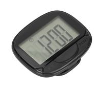 FILFEEL Podómetro De Calorías De Distancia Multifuncional con Pantalla Grande, Contador De Pasos 2D Y Clip De Cintura para Caminar Y Correr - (Black)