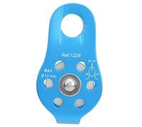 FILFEEL Polea de Escalada Pequeña de Aluminio de 20KN con Diseño Eficiente para Aventuras Al Aire y Trabajos Aéreos (BLUE)