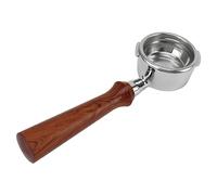 FILFEEL Portafiltro sin Fondo de Acero Inoxidable de 58 Mm para Máquina de café Diseño de Orejas Duales, para Amantes del café (#1)